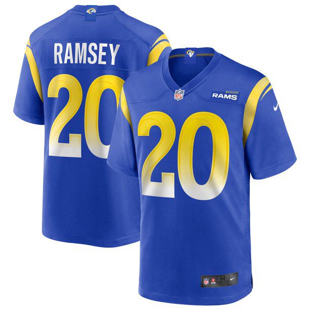 Men Los Angeles Rams #20 Jalen Ramsey Nike Blue Player Game NFL Jersey